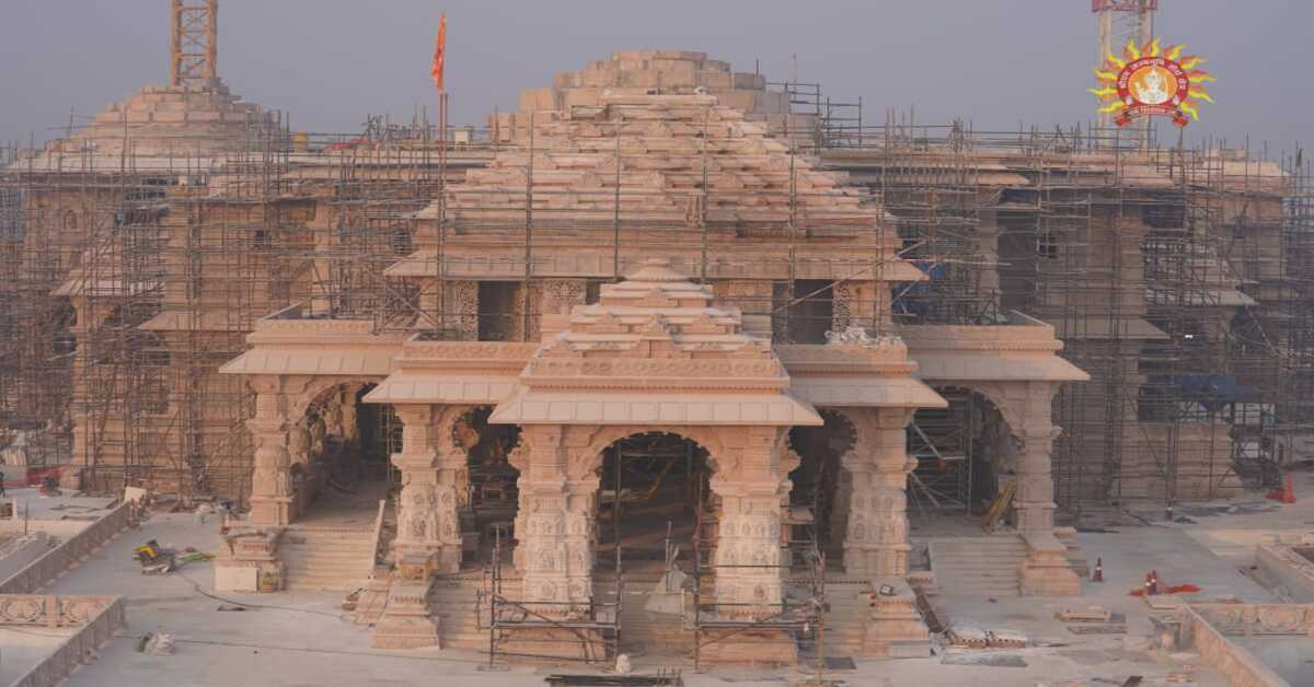 भव्य-दिव्य राम मंदिर की ताजा तस्वीरें